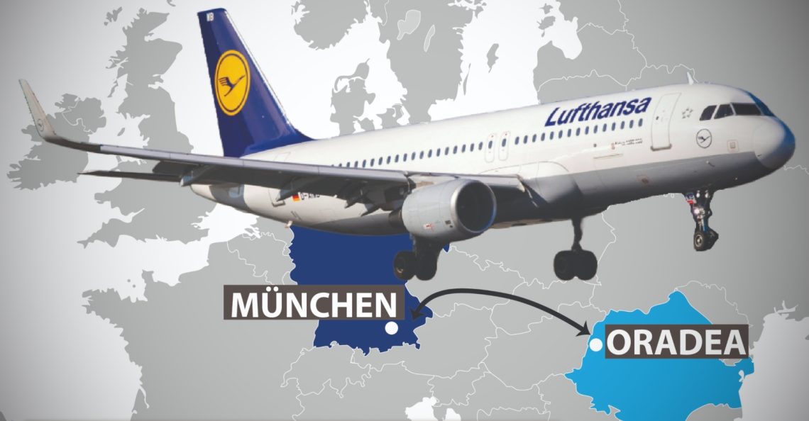 De pe 1 iunie, orădenii ar putea zbura la München cu Lufthansa!